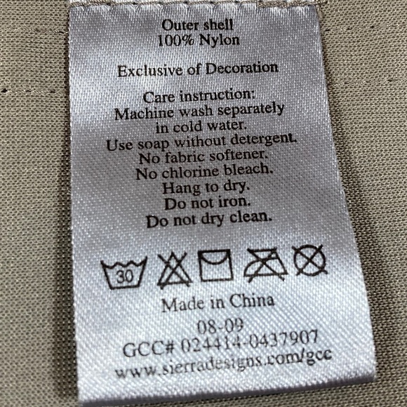 sierra designs n2 fusion shell jacket